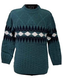 Boys Sweater Teal designer sweater